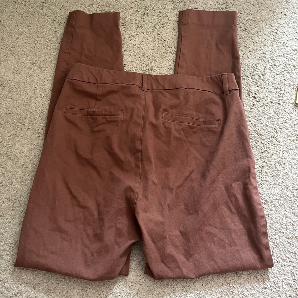 Old Navy High-Rise Pixie Skinny Pants Brown - Picture 7 of 10